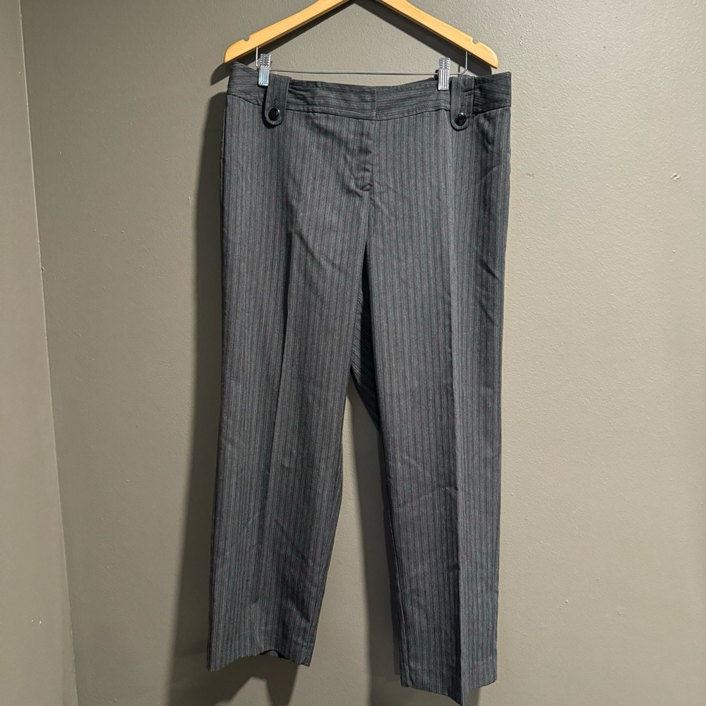 Just My Size Charcoal Herringbone Slim Pant Size 18W